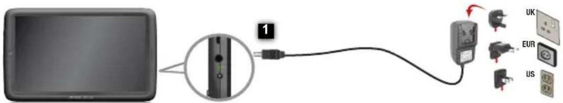 Arnova 10b G2 - Charger la batterie - 1