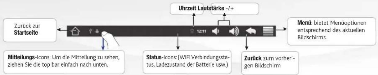 Arnova 7 G2 - Applikationen Taste - 1