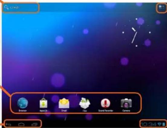 Browser iPad Gmail File Sound Recorder Camera