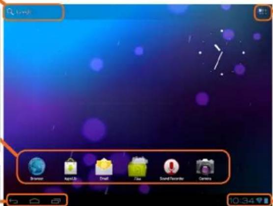 Browser AppUp Gmail File Sound Recorder Camera