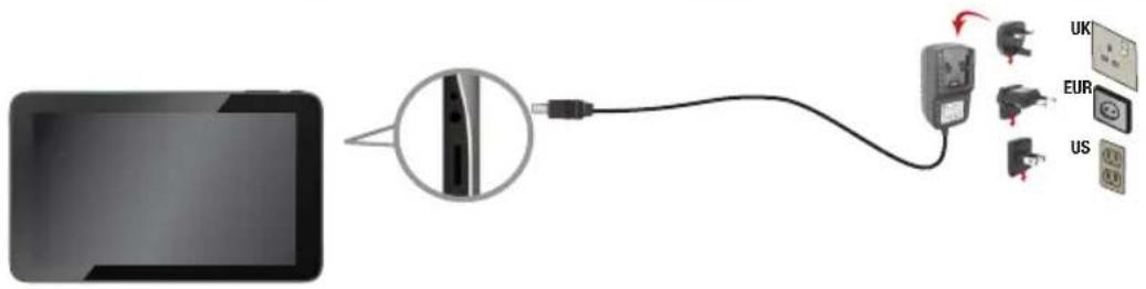 Arnova 10d G3 - Charger la batterie - 1