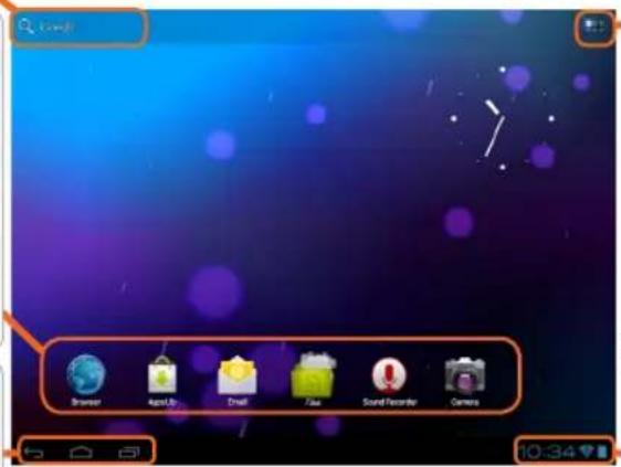 Arnova 10d G3 - Интуг佩сAndroid - 1