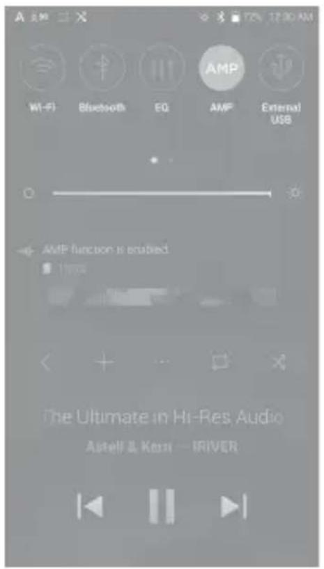 ASTELL KERN SP1000 AMP - Activation/désactivation de l'appareil - 1