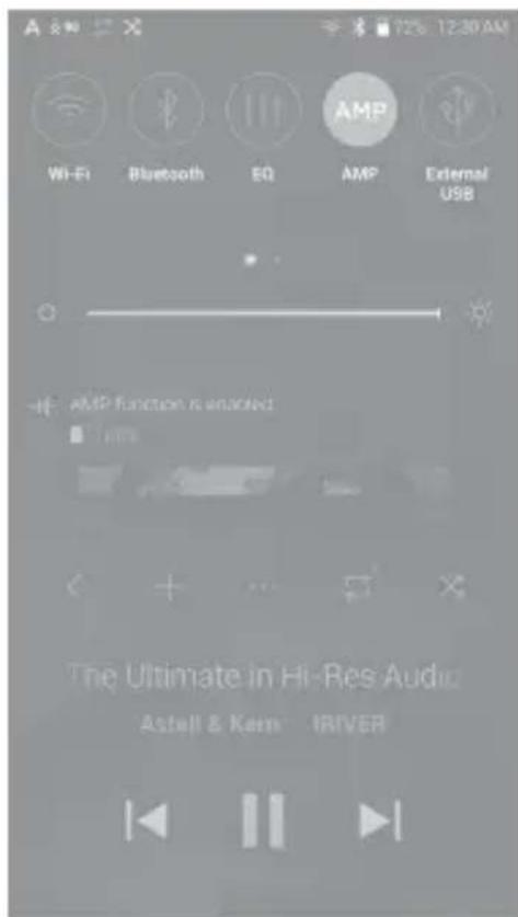 ASTELL KERN SP1000 AMP - 開啟/關閉裝置 - 1