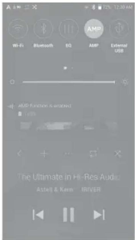 ASTELL KERN SP1000 AMP - Включение и выключение устройства - 1