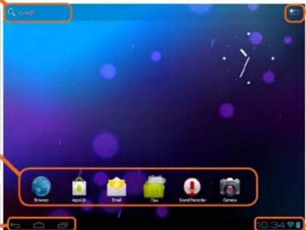 Arnova GBOOK - DIE ANDROID BENUTZEROBERFLÄCHE - 1