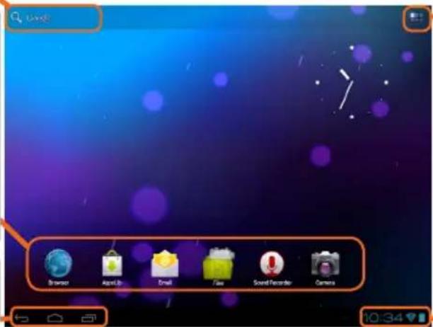 Arnova GBOOK - ИНТЕРФЕЙС ANDROID - 1