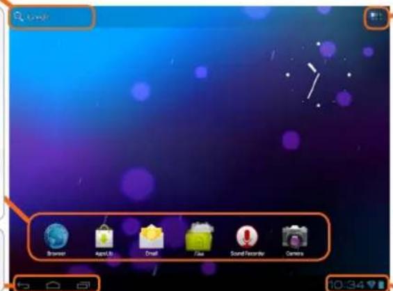 Arnova 7 G3 - L'interface android - 1