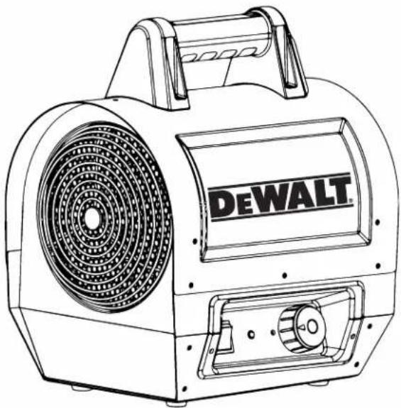 DEWALT DXH165 - Appareil de chauffage à air forcé électrique DXH165 - 1