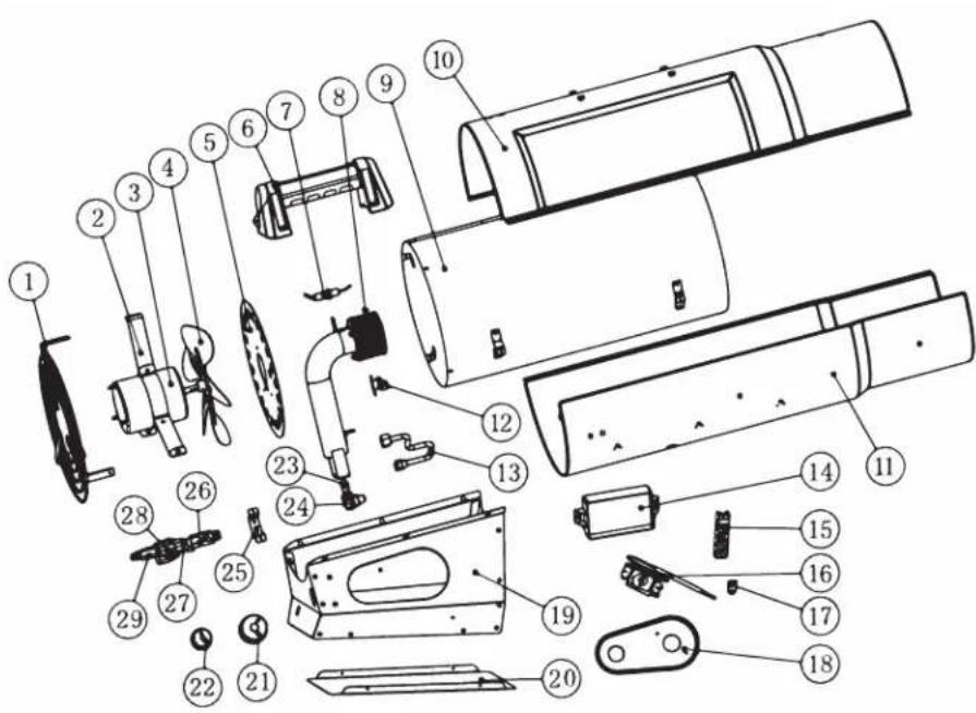 DEWALT DXH210FAVT - ¡NUNCA DEJE EL CALENTADOR DESATENDIDO MIENTRAS SE QUEMA! - 1