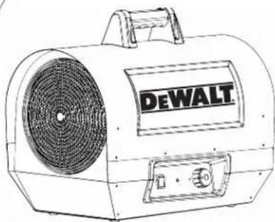 DEWALT DXH1000TS - Electric Forced-Air Heater DXH330, DXH1000TS - 2