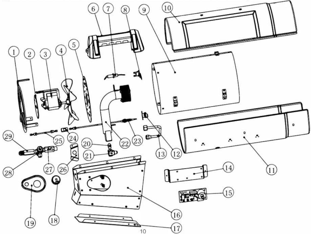 DEWALT DXH125FAV - ¡NUNCA DEJE EL CALENTADOR DESATENDIDO MIENTRAS SE QUEMA! - 1