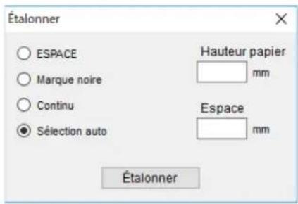 BROTHER TJ4005DN - f. Cliquez sur Etalonner. - 1