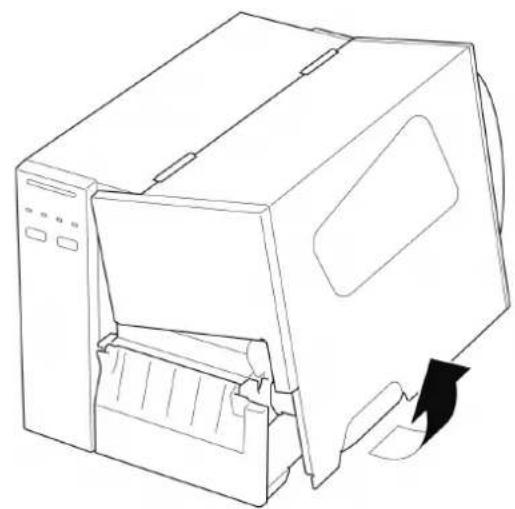 BROTHER TJ4005DN - Chargement d'un rouleau d'étiquettes - 2
