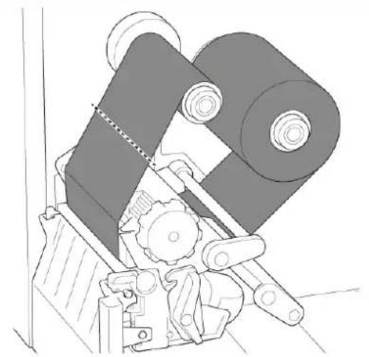 BROTHER TJ4005DN - Retirer le ruban usage (non disponible pour la TJ-4005DN) - 1