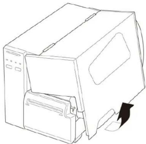 BROTHER TJ4005DN - Chargement du support en mode cutter (facultatif) - 1