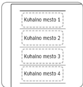 SAMSUNG NZ63B6058KK - Prilagodljivo mesto Plus (samo za modele s prilagodljivim mestom plus) - 1