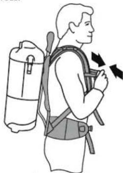 TORNADO 93016B1 - Wearing the Backpack Vacuum - 2
