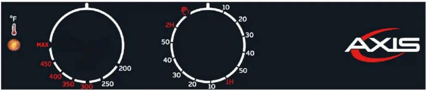 AXIS AXCL06D - Panneaux de commande – mécanique pour FOURS à convection - 1
