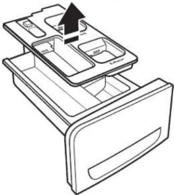 WHIRLPOOL WFW8620HW - Retrait du distributeur - 2