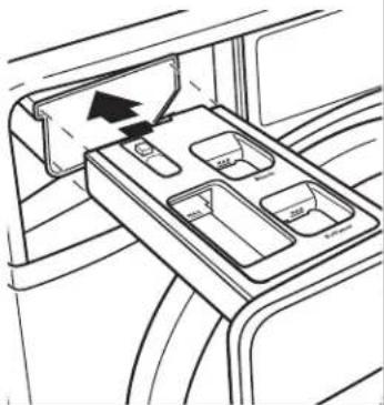 WHIRLPOOL WFW8620HW - Retrait du distributeur - 3