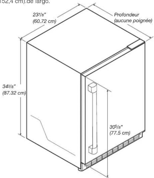 KITCHENAID KUWL214KPA - Dimensions de l'ouverture: - 2