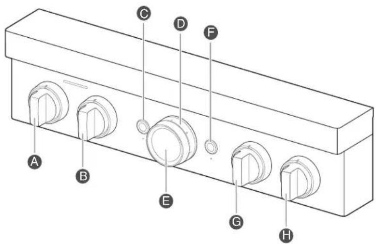 KITCHENAID KFGC506JYP - BOUTONS DE COMMANDE - 1