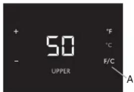 KITCHENAID KUWR214KPA - Viewing Celsius Temperatures - 1