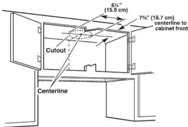 KITCHENAID KXU2836JSS - Non-Vented (recirculating) Installation Through the Soffit/Cabinet - 2