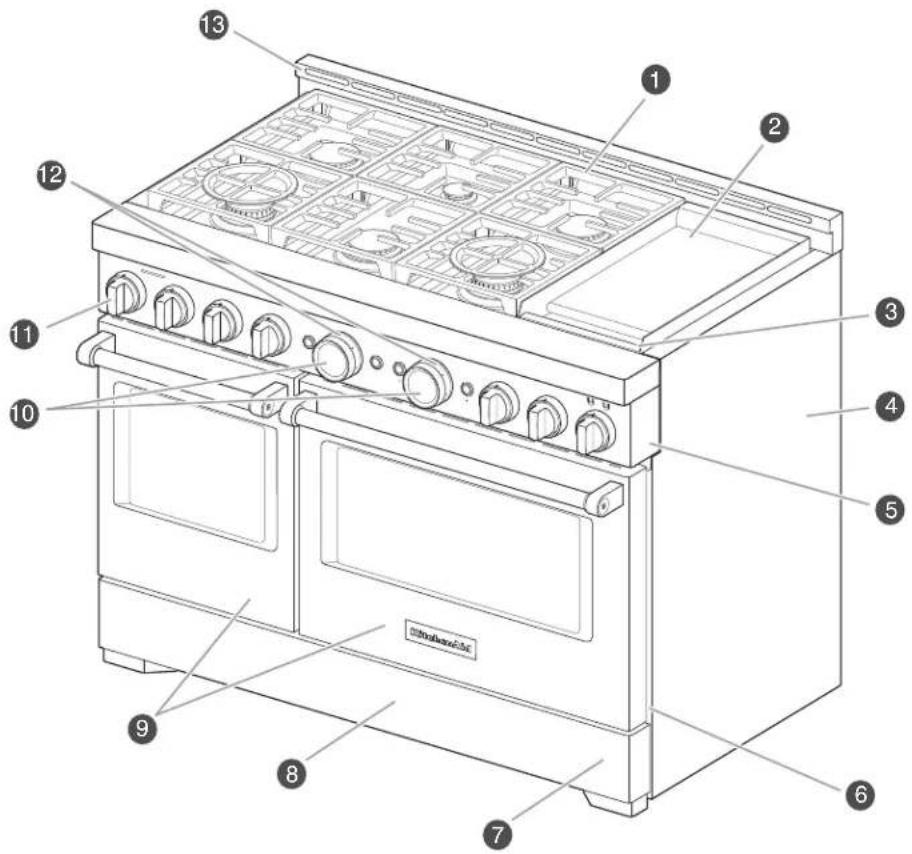 KITCHENAID KFGC506JPA - RANGE - 1