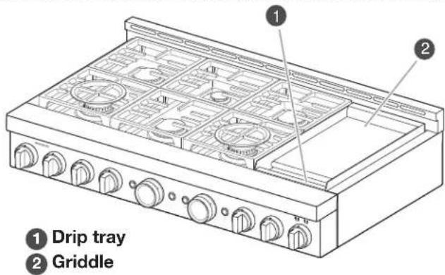 KITCHENAID KFGC506JMB - CHROME ELECTRIC GRIDDLE (on some models) - 1