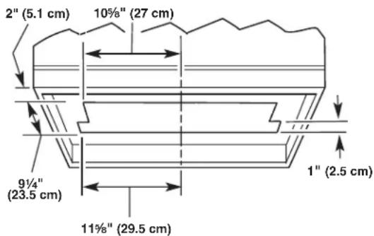 KITCHENAID KXU2830JSS - Range Hood Cabinet Cutout - 3