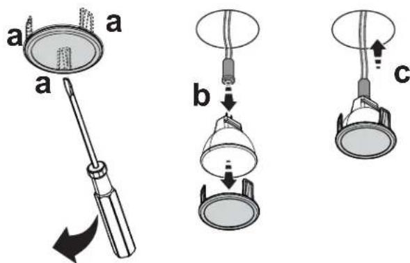 KITCHENAID KXU2830JSS - Replacing the LED Lamp - 1