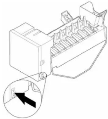 WHIRLPOOL WRS321SDHW - Turning the Ice Maker On/Off: - 1