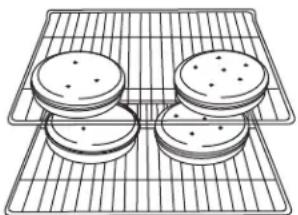 WHIRLPOOL WOC54EC7HW - Baking Layer Cakes on Two Racks - 1