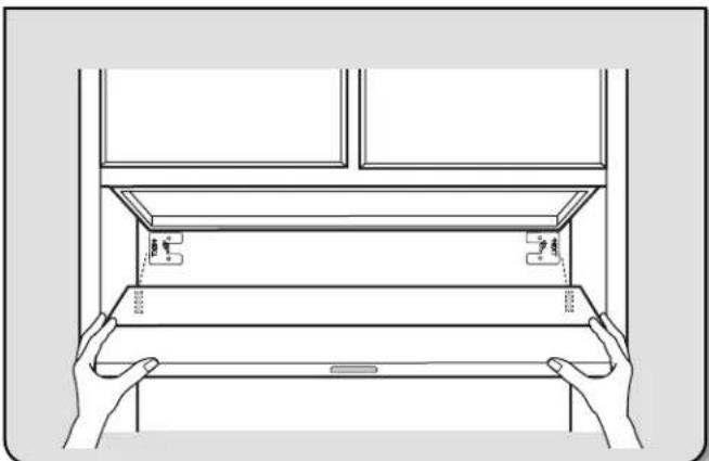 AMANA UXT3030ADB - Marquage de l'emplacement des trous - 1