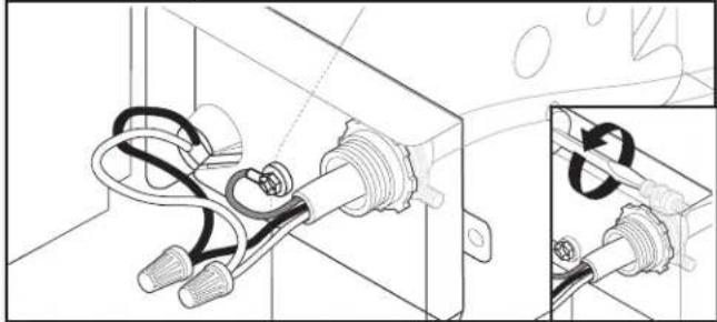 WHIRLPOOL WDF331PAHW - Cable directo: asegure el cable en el protector de cables - 1