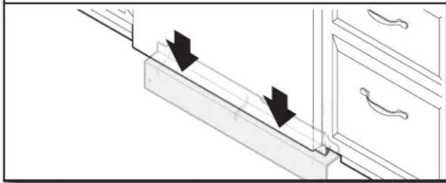 WHIRLPOOL WDF331PAHW - Compruebe el borde del panel inferior - 1