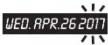 Conair Luna WCR450 - Setting the Time: - 5