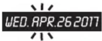 Conair Luna WCR450 - Setting the Time: - 3