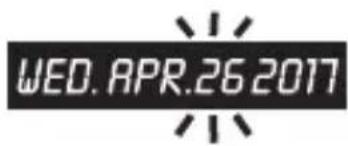 Conair Luna WCR450 - Setting the Time: - 4