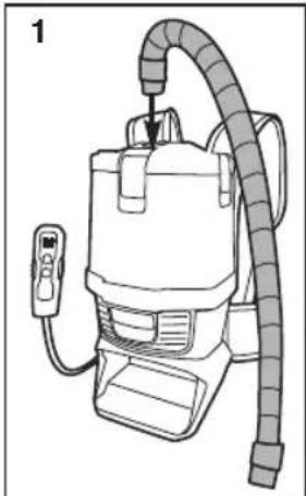 Sanitaire System Pro SL3681A - Assemblage et mode d'emploi suivez ces étapes simples pour profiter d'un fonctionnement facile et efficace de l'aspirateur dorsal - 1
