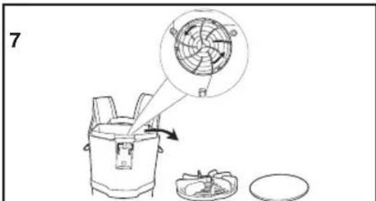 Sanitaire System Pro SL3681A - NOTA: La bolsa de tela NO puede lavarse y reutilizarse. - 7
