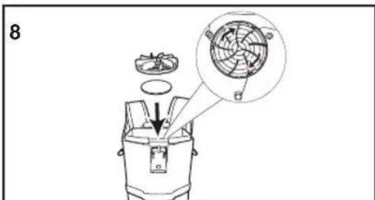 Sanitaire System Pro SL3681A - NOTA: La bolsa de tela NO puede lavarse y reutilizarse. - 8