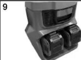 Sanitaire System Pro SL3681A - Chargement de la pile - 3