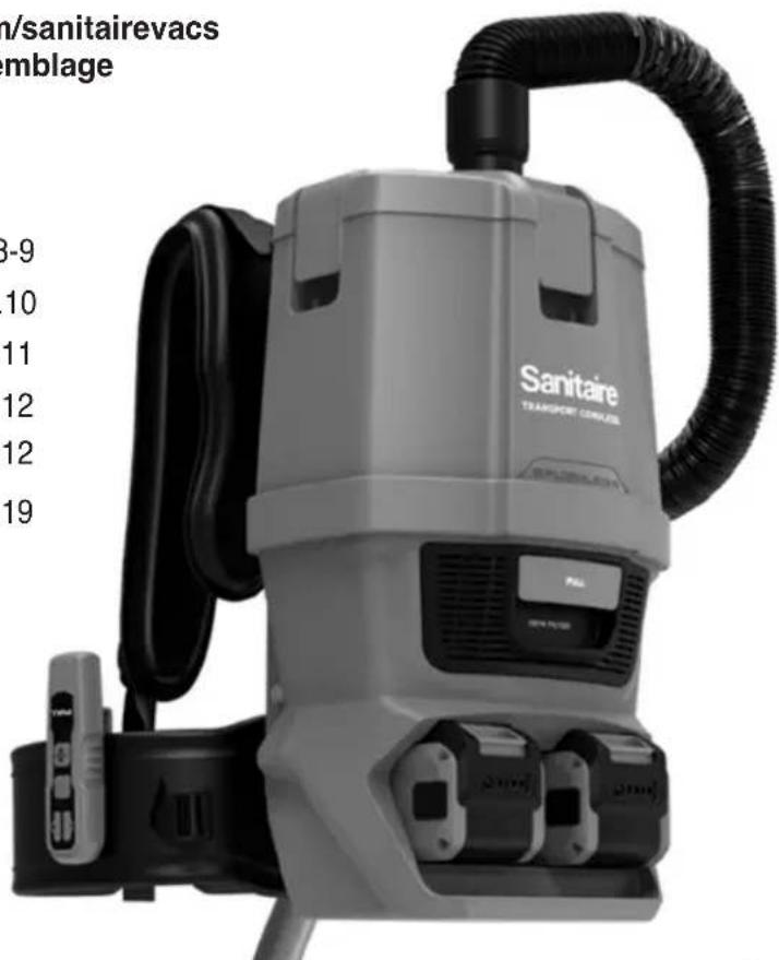 Sanitaire System Pro SL3681A - Table des matières - 1