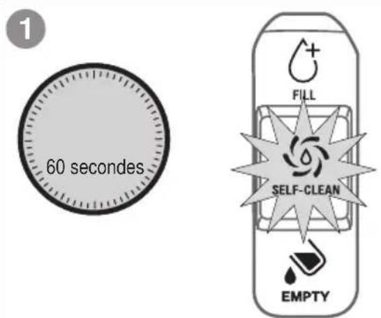 Sanitaire HydroClean SC930A - Entretien : réservoir d'eau SALE (suite) - 7