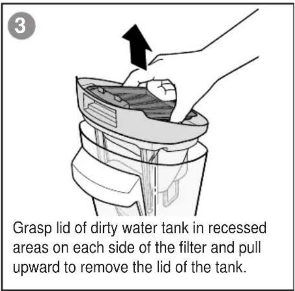 Sanitaire HydroClean SC930A - MAINTENANCE: DIRTY WATER TANK - 3