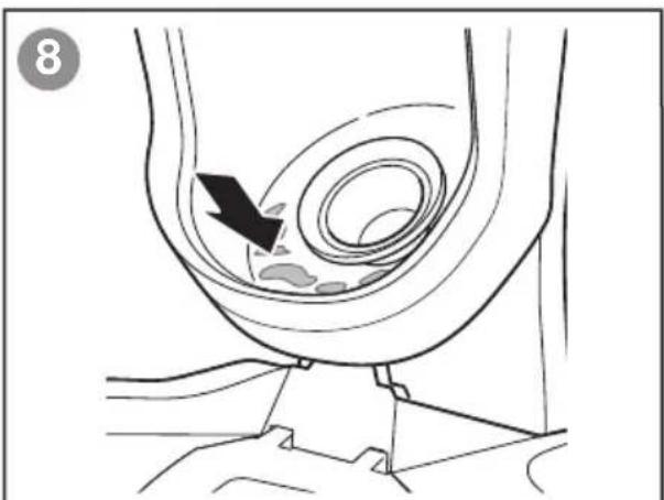 Sanitaire HydroClean SC930A - Entretien : réservoir d'eau SALE (suite) - 2