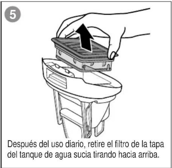 Sanitaire HydroClean SC930A - MANTENIMIENTO: TANQUE DE AGUA SUCIA - 5